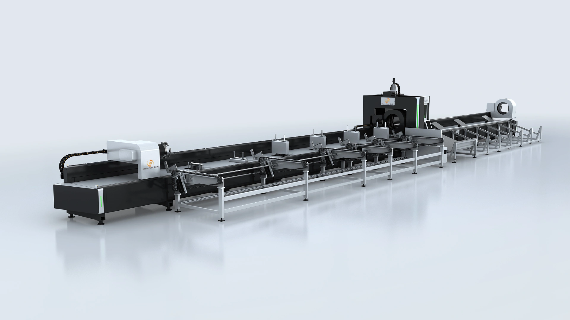 Fiber Laser Cutting Machine for H beam Pipe Ect