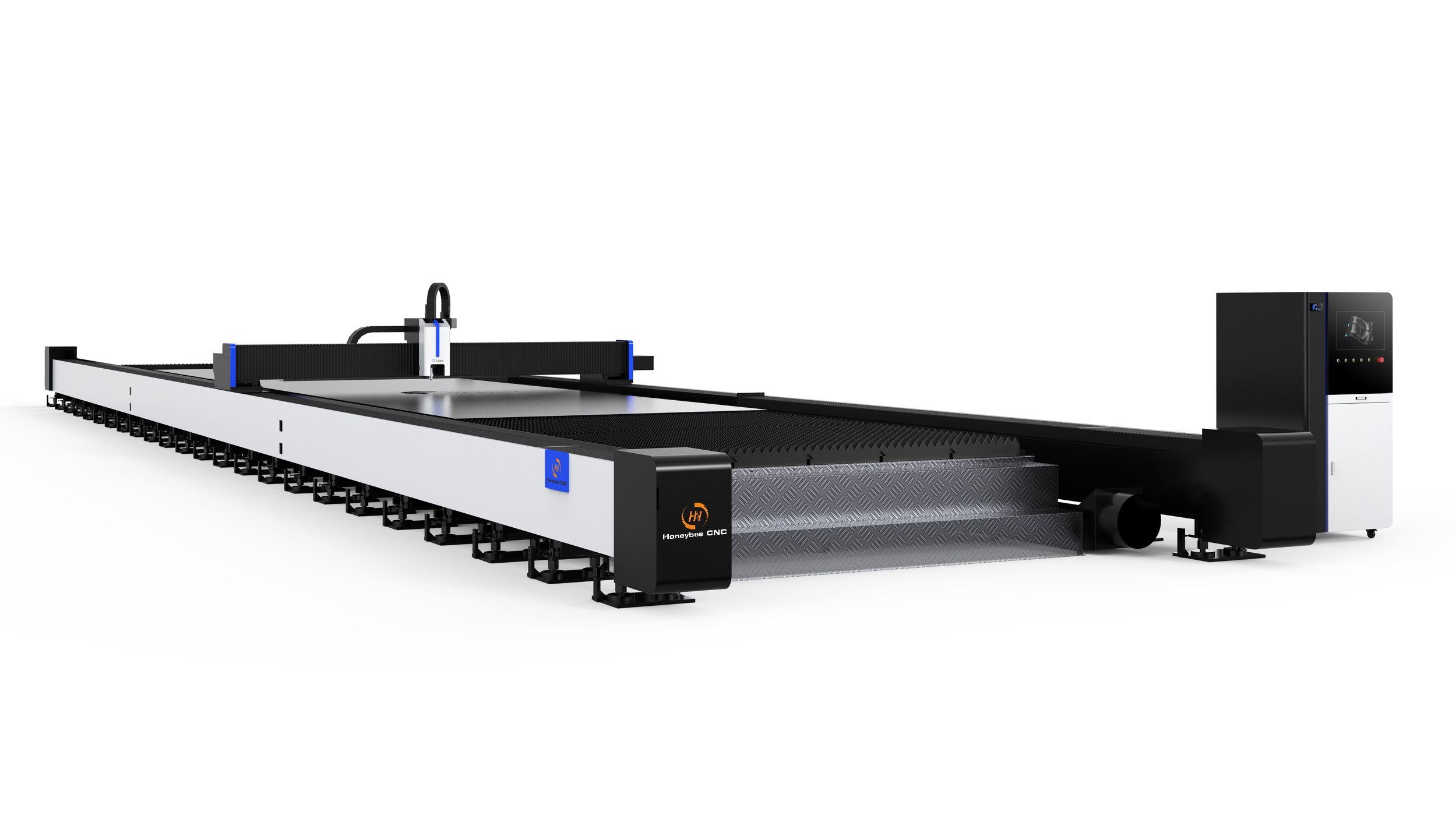 Honeybee CNC Gantry Fiber laser cutting machine for large-format work size