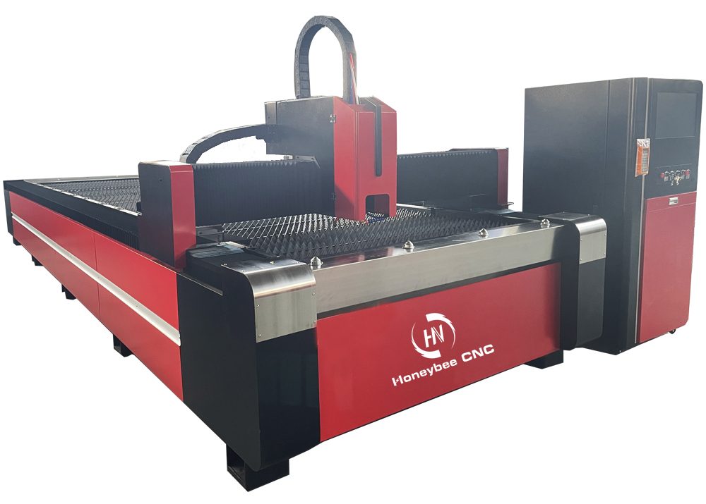 Open fiber laser cutting machine